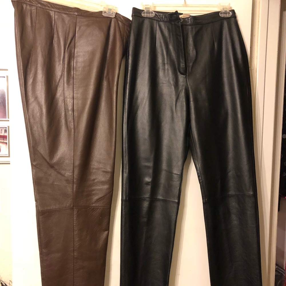 3 Pair Leather Pants